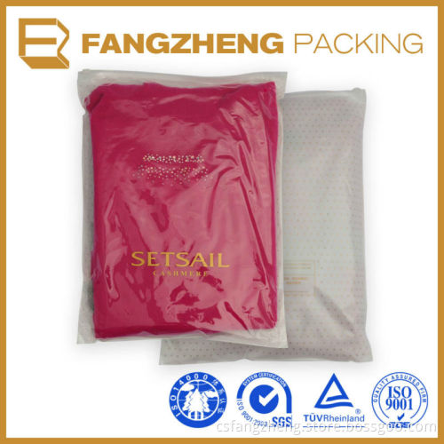 Bio degradable sealed zip lock recycled plastic bag